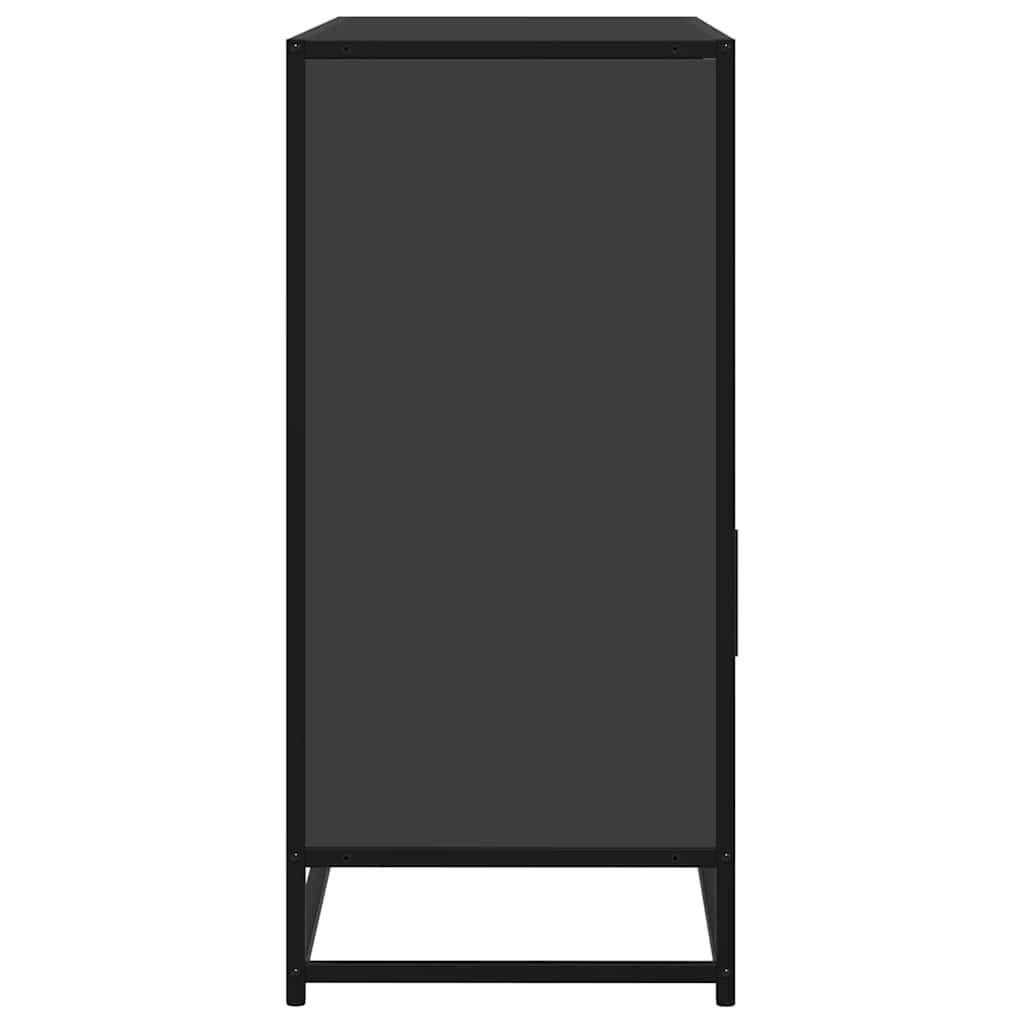 VidaXL Dressoir 100x35x76 cm bewerkt hout zwart