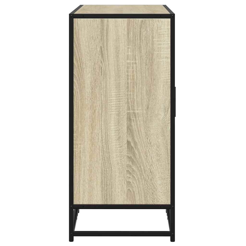 VidaXL Dressoir 92x35x76 cm bewerkt hout sonoma eikenkleurig