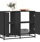 VidaXL Dressoir 94x35x76 cm bewerkt hout zwart