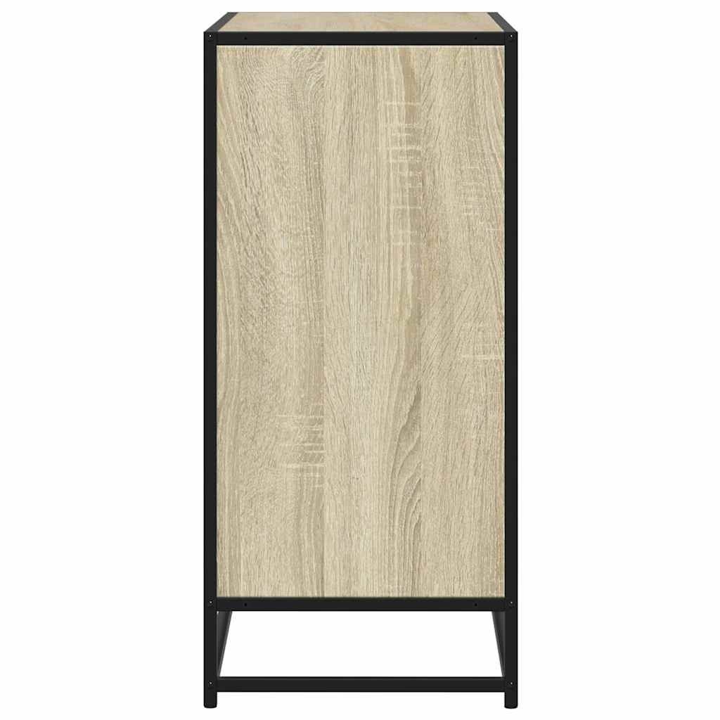 VidaXL Dressoir 68x35x76 cm bewerkt hout sonoma eikenkleurig