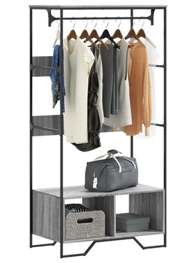 VidaXL Kledingkast 90x50x180 cm bewerkt hout grijs sonoma eikenkleurig