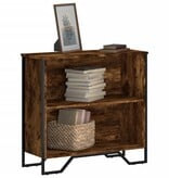 VidaXL Boekenkast 80x31x74,5 cm bewerkt hout gerookt eikenkleurig