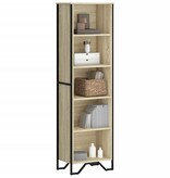 VidaXL Boekenkast 50x31x169 cm bewerkt hout sonoma eikenkleurig