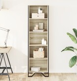 VidaXL Boekenkast 50x31x169 cm bewerkt hout sonoma eikenkleurig