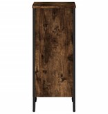 VidaXL Boekenkast 50x31x74,5 cm bewerkt hout gerookt eikenkleurig