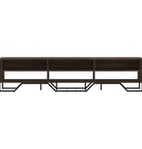 VidaXL Tv-meubel 180x34x41 cm bewerkt hout bruin eikenkleurig