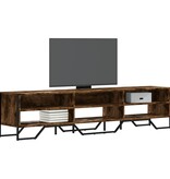 VidaXL Tv-meubel 180x34x41 cm bewerkt hout gerookt eikenkleurig
