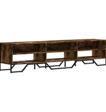 VidaXL Tv-meubel 180x34x41 cm bewerkt hout gerookt eikenkleurig