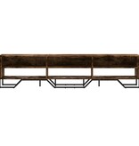 VidaXL Tv-meubel 180x34x41 cm bewerkt hout gerookt eikenkleurig