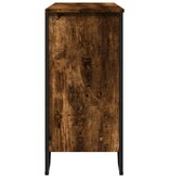 VidaXL Dressoir 91x35,5x74,5 cm bewerkt hout gerookt eikenkleurig