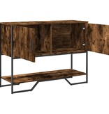 VidaXL Wandtafel 100x35x74,5 cm bewerkt hout gerookt eikenkleurig