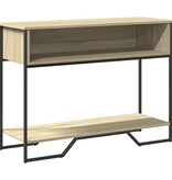 VidaXL Wandtafel 100x35x74,5 cm bewerkt hout sonoma eikenkleurig