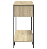 VidaXL Wandtafel 100x35x74,5 cm bewerkt hout sonoma eikenkleurig