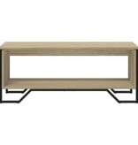 VidaXL Salontafel 100x51x40 cm bewerkt hout sonoma eikenkleurig