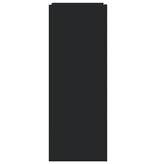VidaXL Schoenenkast 52x37,5x100 cm bewerkt hout zwart