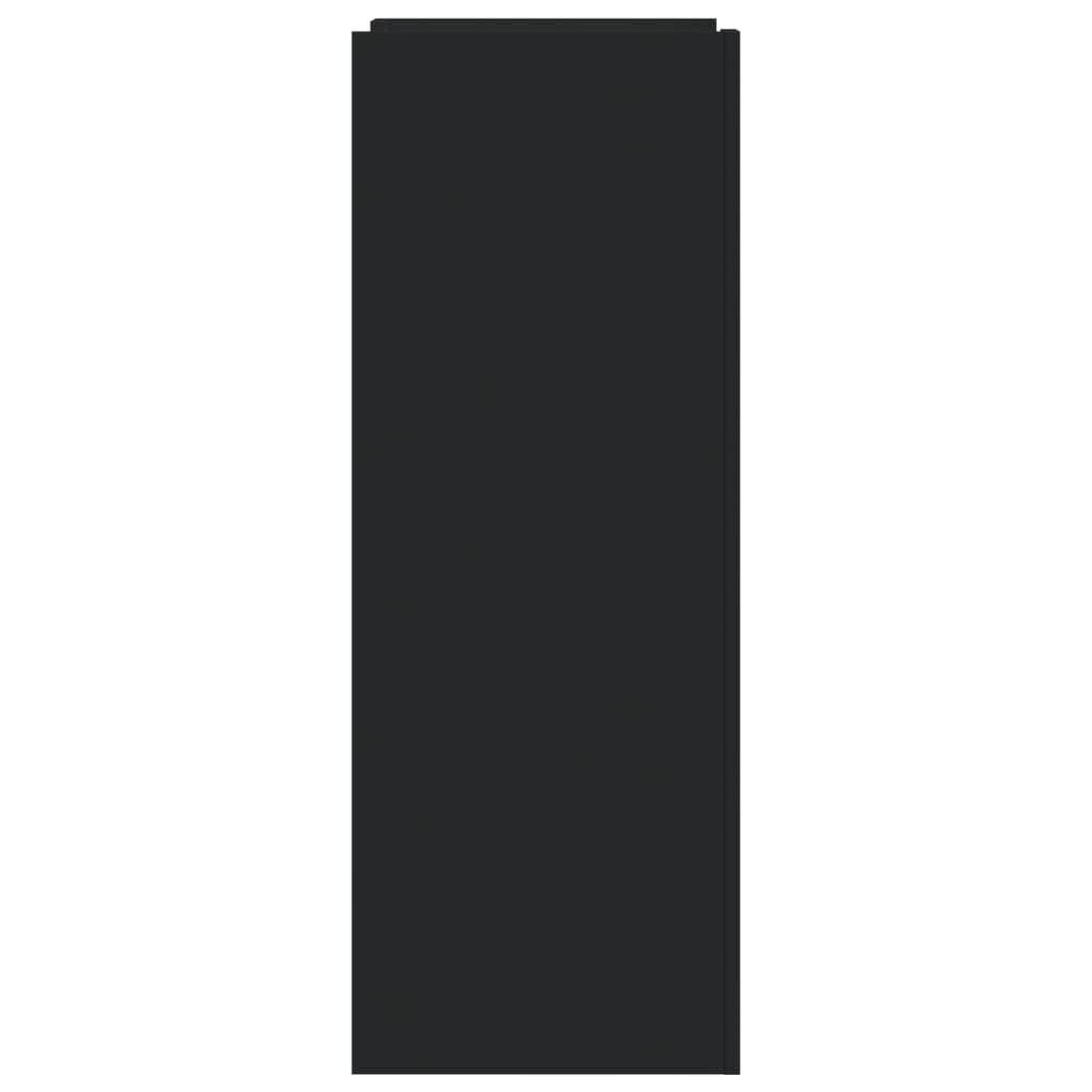 VidaXL Schoenenkast 52x37,5x100 cm bewerkt hout zwart