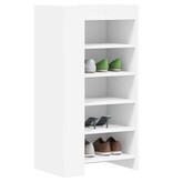 VidaXL Schoenenkast 52x37,5x100 cm bewerkt hout wit