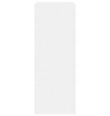 VidaXL Schoenenkast 52x37,5x100 cm bewerkt hout wit