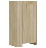 VidaXL Schoenenkast 52x37,5x100 cm bewerkt hout sonoma eikenkleurig