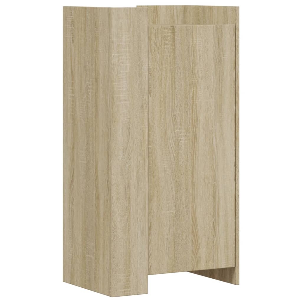 VidaXL Schoenenkast 52x37,5x100 cm bewerkt hout sonoma eikenkleurig