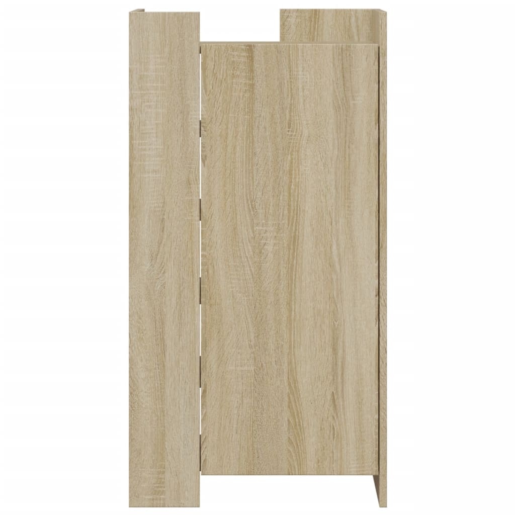 VidaXL Schoenenkast 52x37,5x100 cm bewerkt hout sonoma eikenkleurig