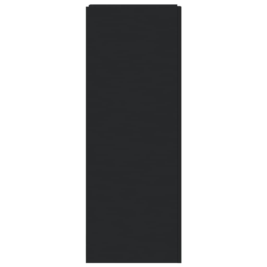 VidaXL Schoenenkast 52x37,5x100 cm bewerkt hout zwart