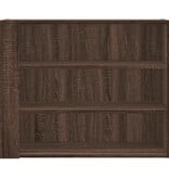 VidaXL Wandkast 75x35x60 cm bewerkt hout bruin eikenkleurig