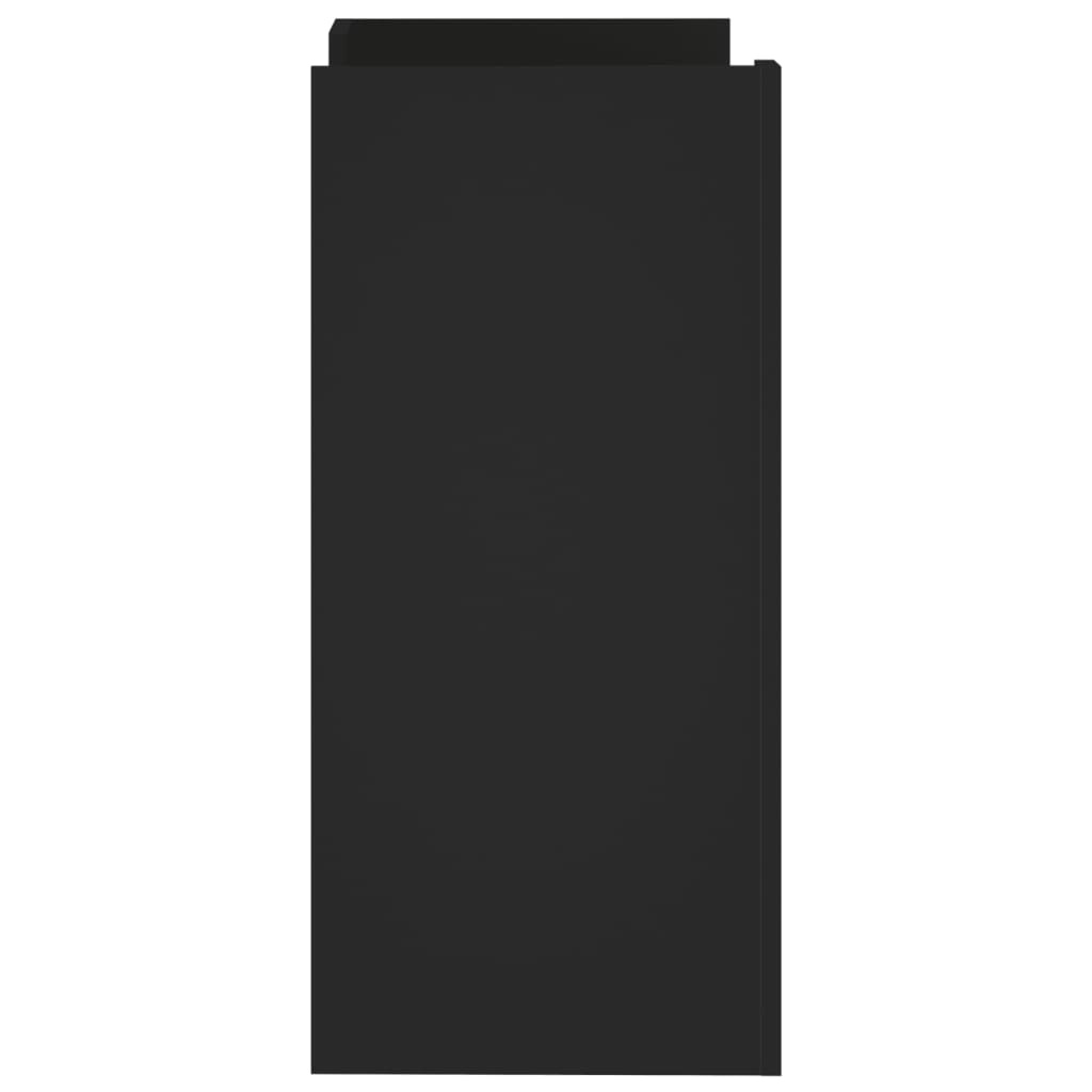 VidaXL Dressoir 73,5x35x75 cm bewerkt hout zwart