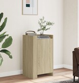 VidaXL Dressoir 45x35x75 cm bewerkt hout sonoma eikenkleurig