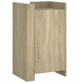 VidaXL Dressoir 45x35x75 cm bewerkt hout sonoma eikenkleurig