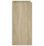 VidaXL Dressoir 45x35x75 cm bewerkt hout sonoma eikenkleurig