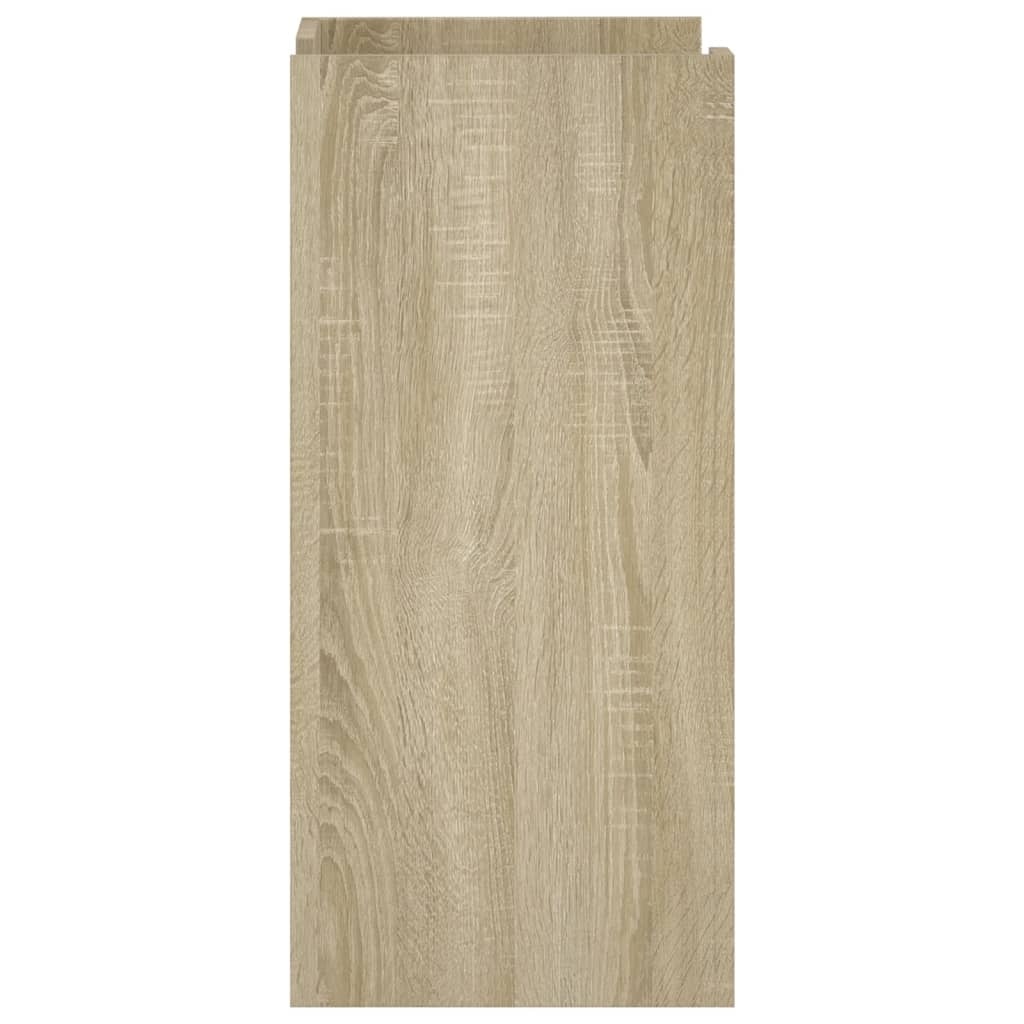 VidaXL Dressoir 45x35x75 cm bewerkt hout sonoma eikenkleurig