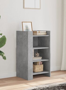 VidaXL Dressoir 45x35x75 cm bewerkt hout betongrijs