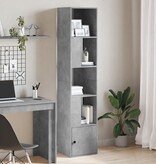 VidaXL Boekenkast 40x36x189 cm bewerkt hout betongrijs
