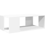 VidaXL Salontafel 89,5x48x30 cm bewerkt hout wit
