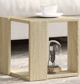 VidaXL Salontafel 32x32x30 cm bewerkt hout sonoma eikenkleurig