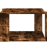 VidaXL Salontafel 51,5x51,5x30 cm bewerkt hout gerookt eikenkleurig