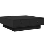 VidaXL Salontafel 90x90x28 cm spaanplaat zwart