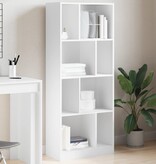 VidaXL Boekenkast 57x28,5x141 cm bewerkt hout wit