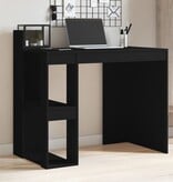 VidaXL Bureau 103,5x56,5x94 cm bewerkt hout zwart