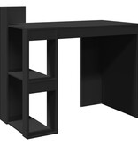 VidaXL Bureau 103,5x56,5x94 cm bewerkt hout zwart