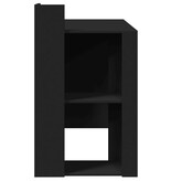 VidaXL Bureau 103,5x56,5x94 cm bewerkt hout zwart