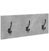 VidaXL 4-delige Garderobe set bewerkt hout betongrijs