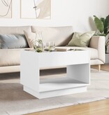 VidaXL Salontafel met Infinity LED 70x50x50 cm wit