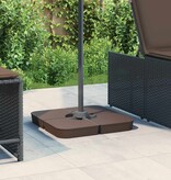 VidaXL 4-delige Set parasolvoeten voor kruisvoet parasol 100 kg PP