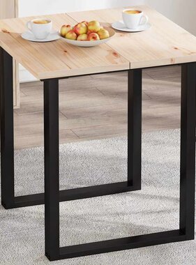 VidaXL Tafelbladen 2 st rechthoekig 70x35x2,5 cm massief grenenhout