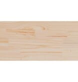 VidaXL Tafelbladen 2 st rechthoekig 70x35x2,5 cm massief grenenhout