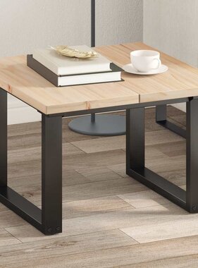 VidaXL Tafelbladen 2 st rechthoekig 60x30x2,5 cm massief grenenhout