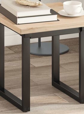 VidaXL Tafelblad vierkant 40x40x2,5 cm massief grenenhout