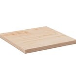 VidaXL Tafelblad vierkant 40x40x2,5 cm massief grenenhout